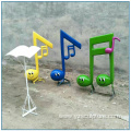 Fiberglass Dancing Musical Note Sculpture